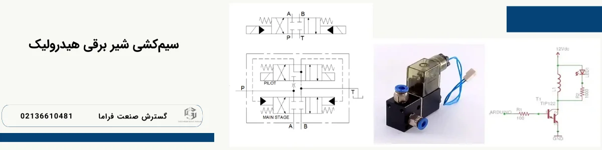 سیم‌کشی شیر برقی هیدرولیک